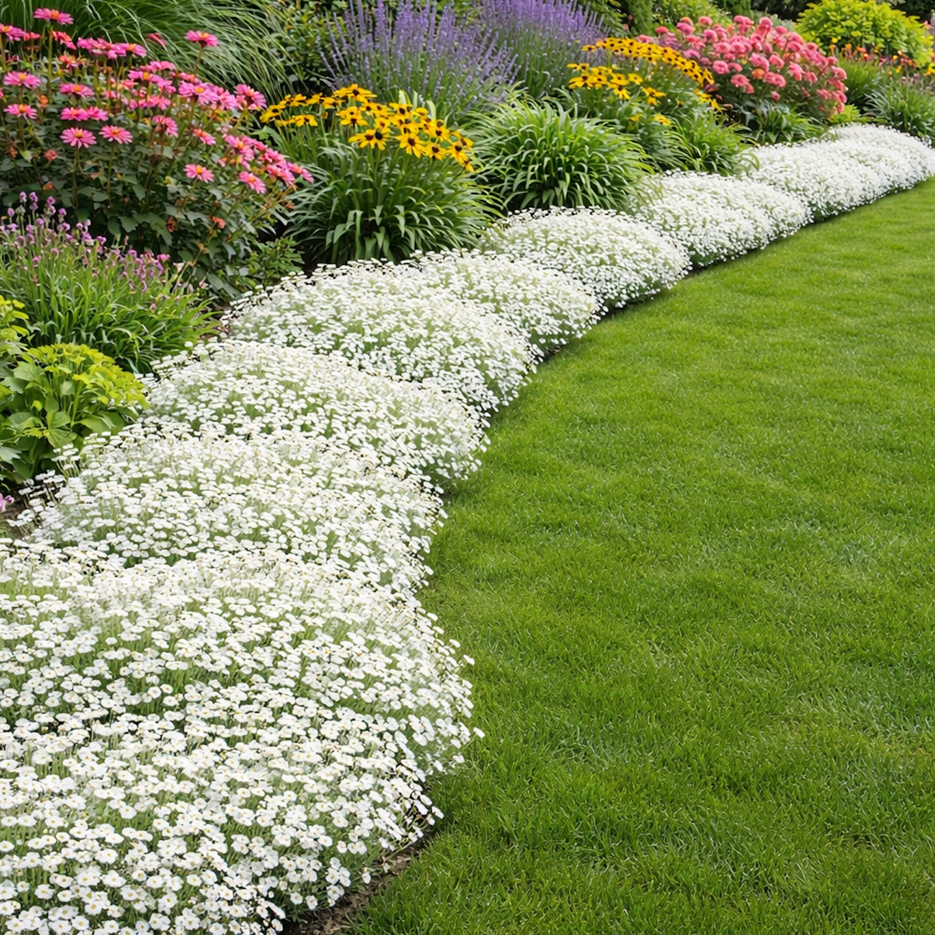 Sweet Alyssum Seeds Carpet of Snow Easy to Grow Fragrant Flowers for Ground Cover